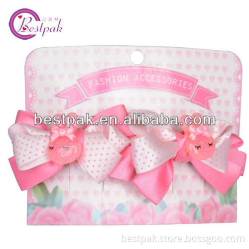 2014 mini satin ribbon hair accessories